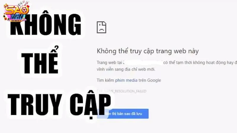 Hướng dẫn xử lí lỗi không thể truy cập trang chơi game SAOWIN